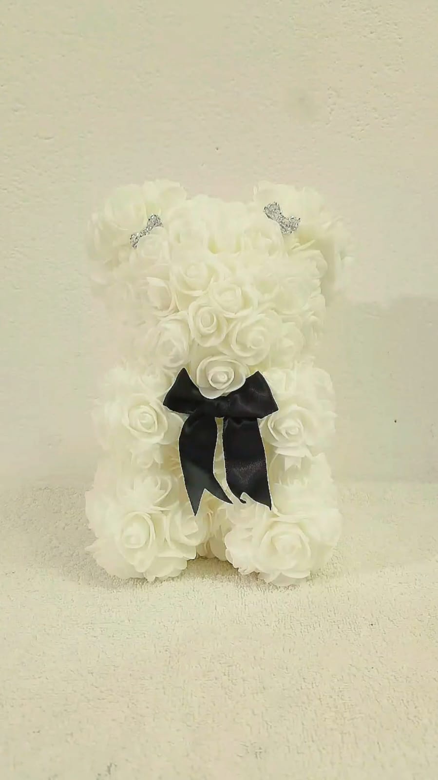 Orsetto Di Rose Bianche