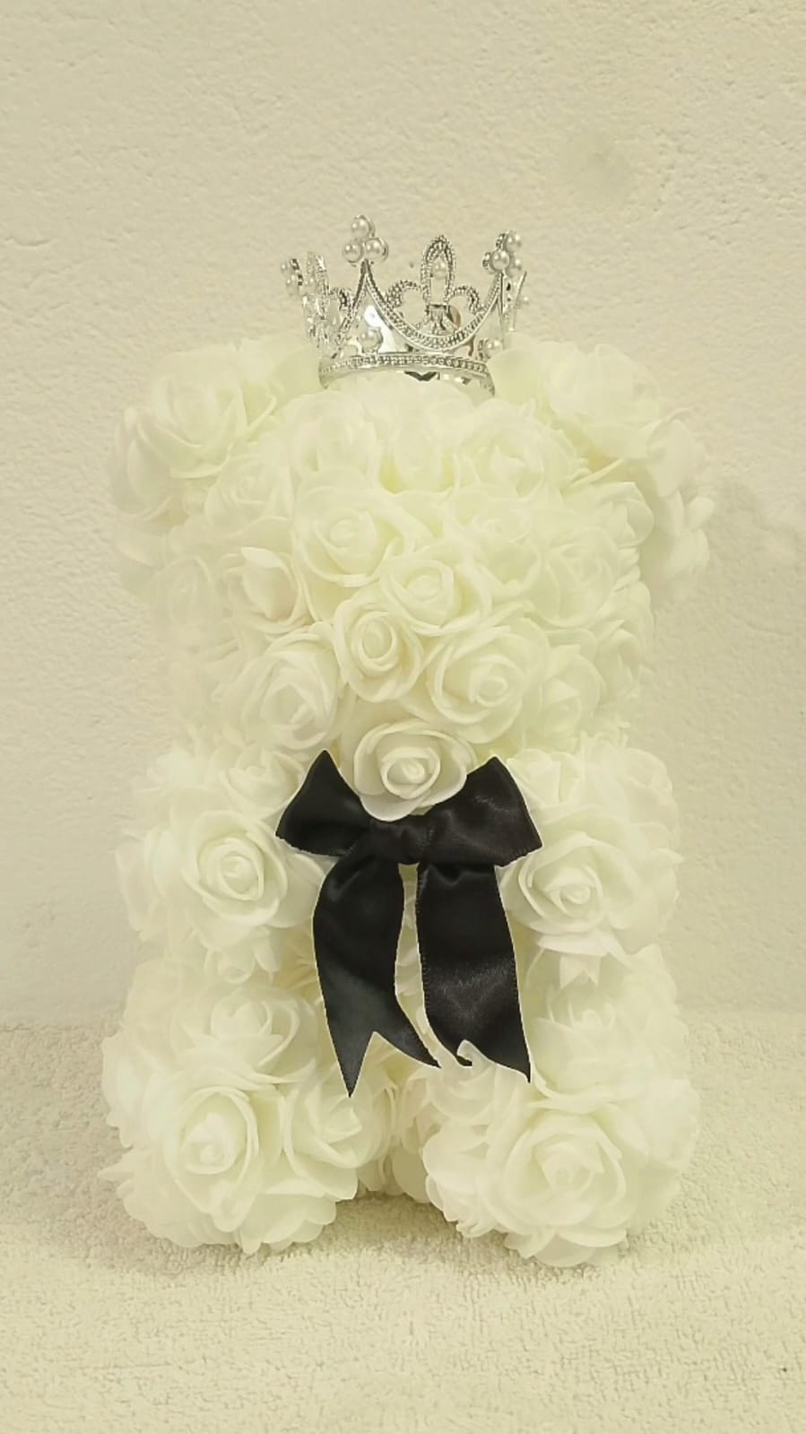 Orsetto Di Rose Bianche