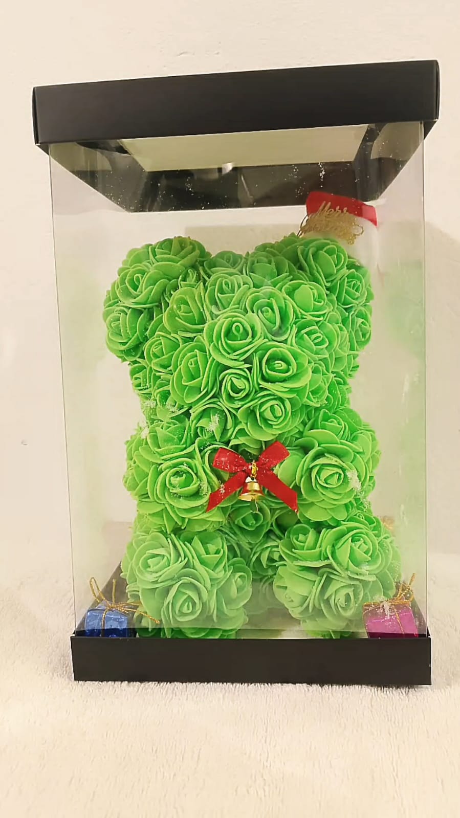 Orsetto natalizio verde